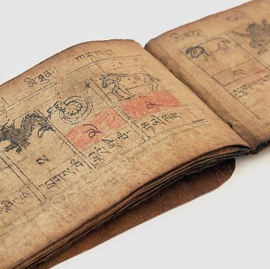teppichhaus-toensmann-ueber-uns-museum-tibetanisches-gebetbuch