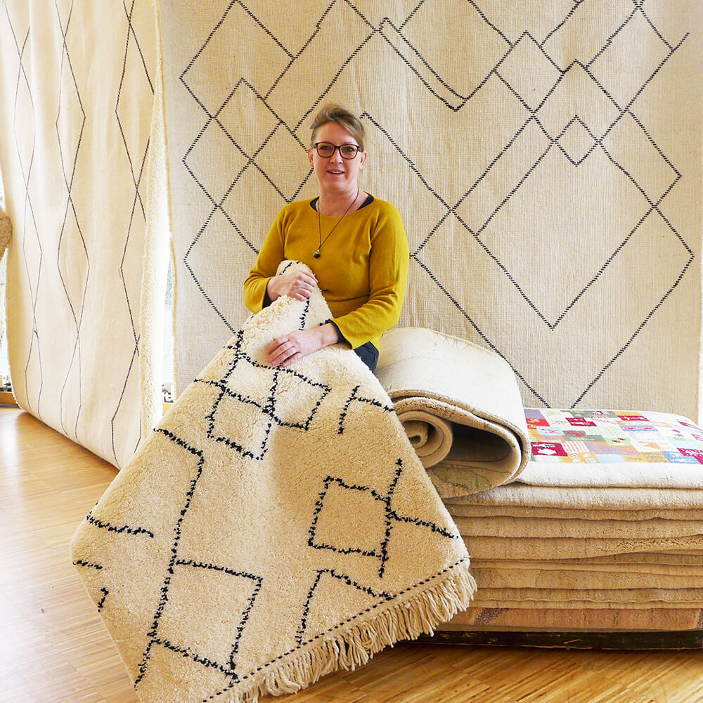 Anne Tönsmann präsentiert die neue Berberteppich Kollektion